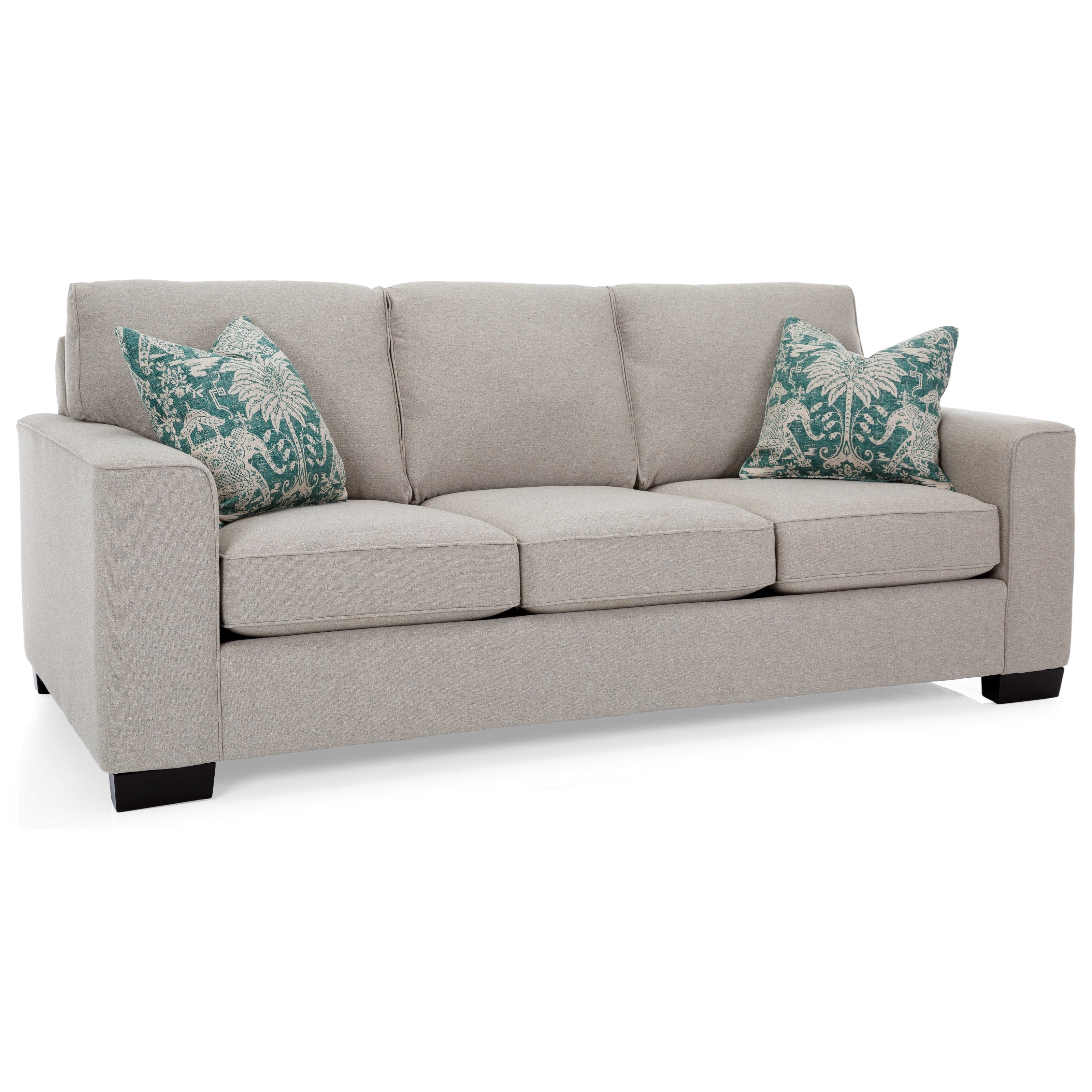 DecorRest 2483 Casual Sofa with Wide Track Arms Stoney Creek
